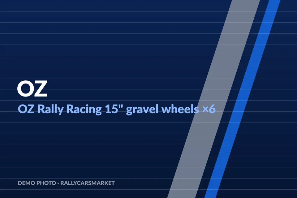 OZ Rally Racing 15" gravel wheels ×6