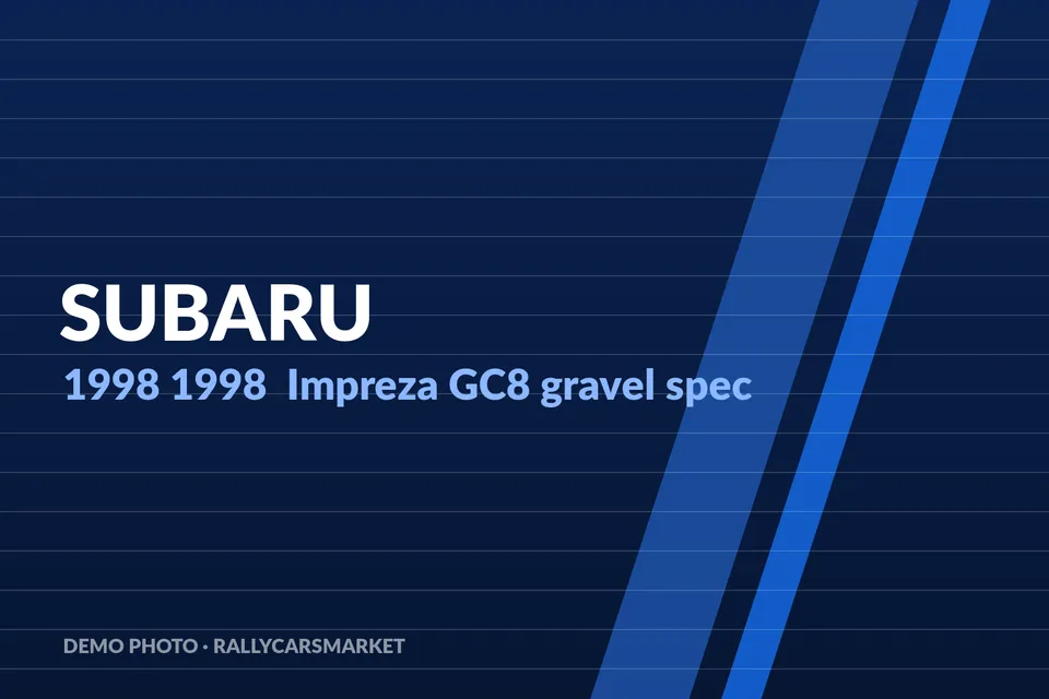 1998 Subaru Impreza GC8 gravel spec