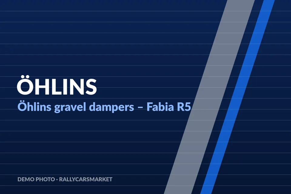 Öhlins gravel dampers – Fabia R5