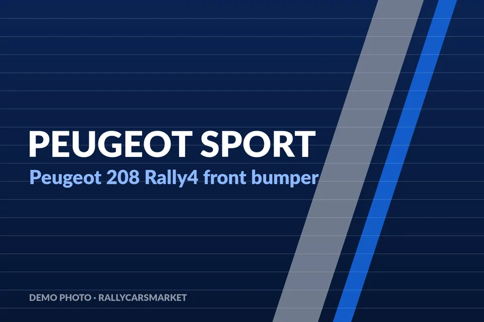 Peugeot 208 Rally4 front bumper