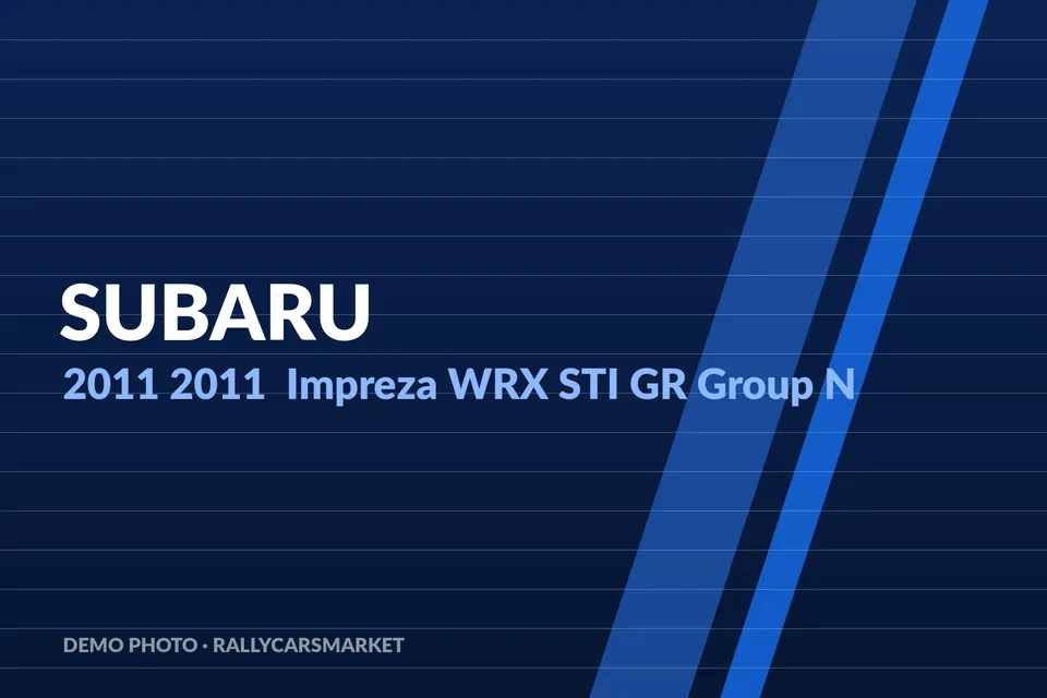 2011 Subaru Impreza WRX STI GR Group N