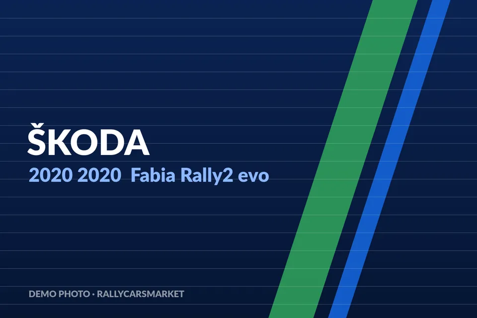 2020 Škoda Fabia Rally2 evo