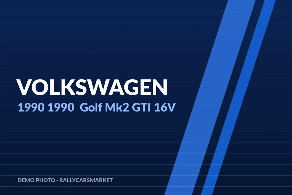 1990 Volkswagen Golf Mk2 GTI 16V