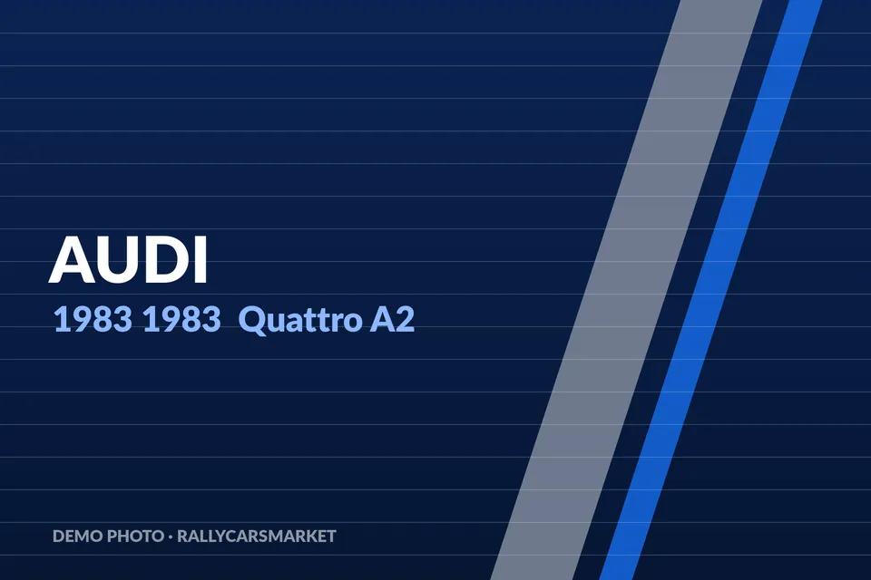 1983 Audi Quattro A2