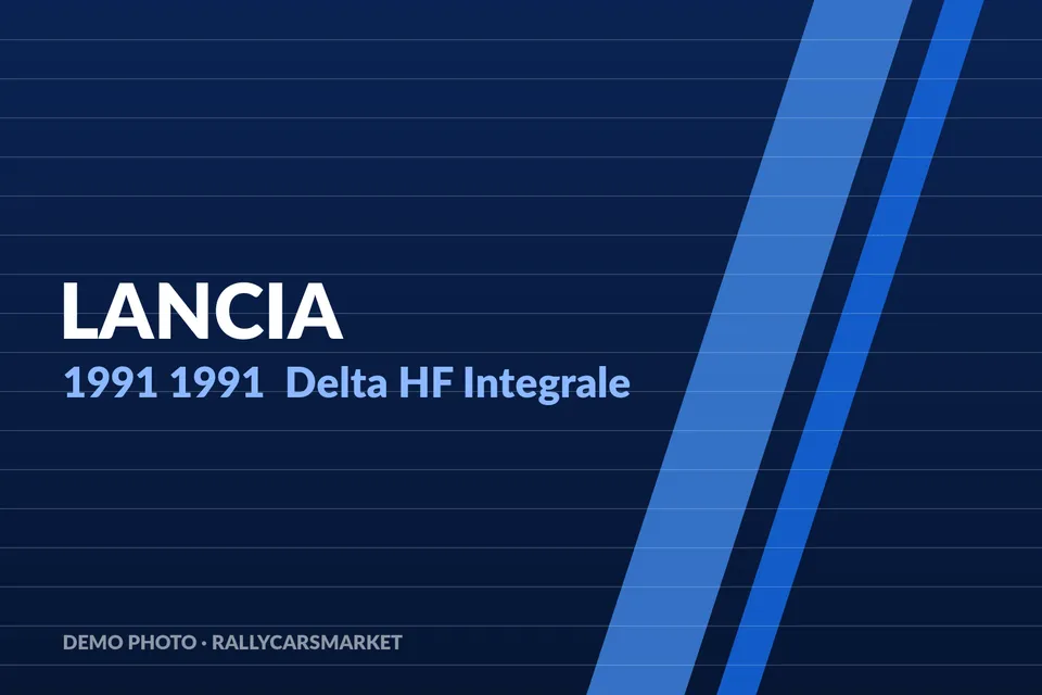 1991 Lancia Delta HF Integrale