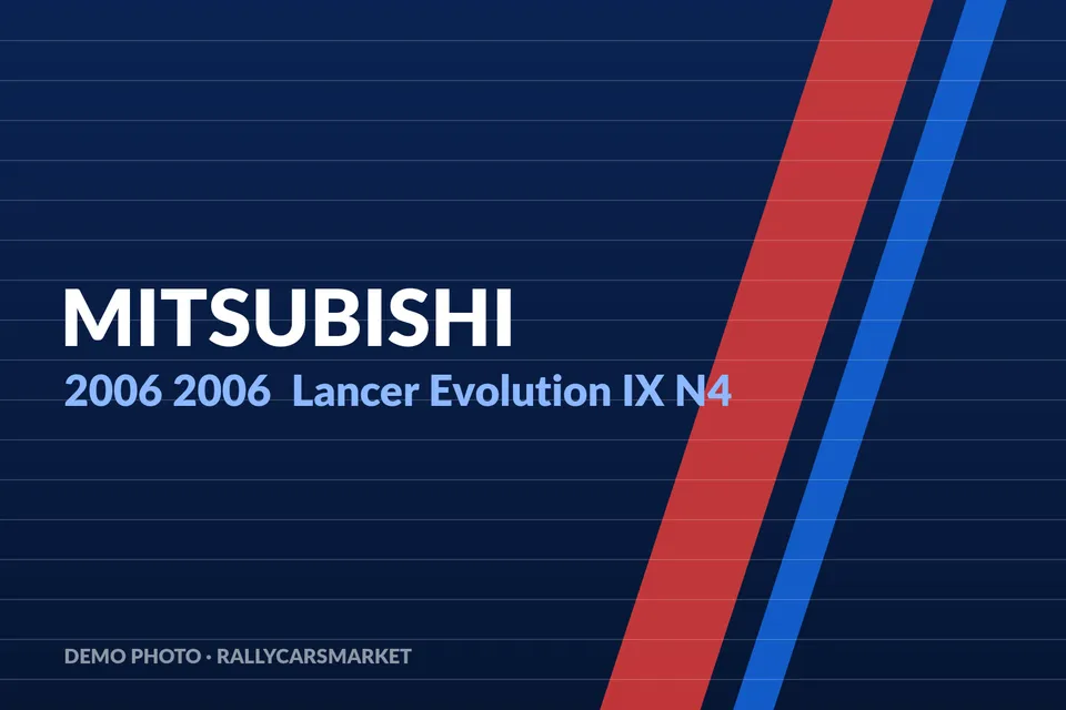 2006 Mitsubishi Lancer Evolution IX N4